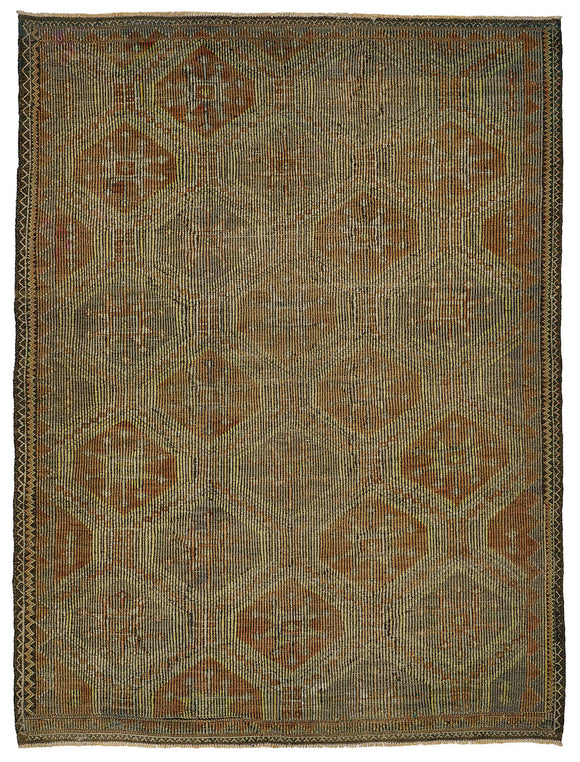 6x9 Vintage Turkish Cicim Kilim Rug - 51208