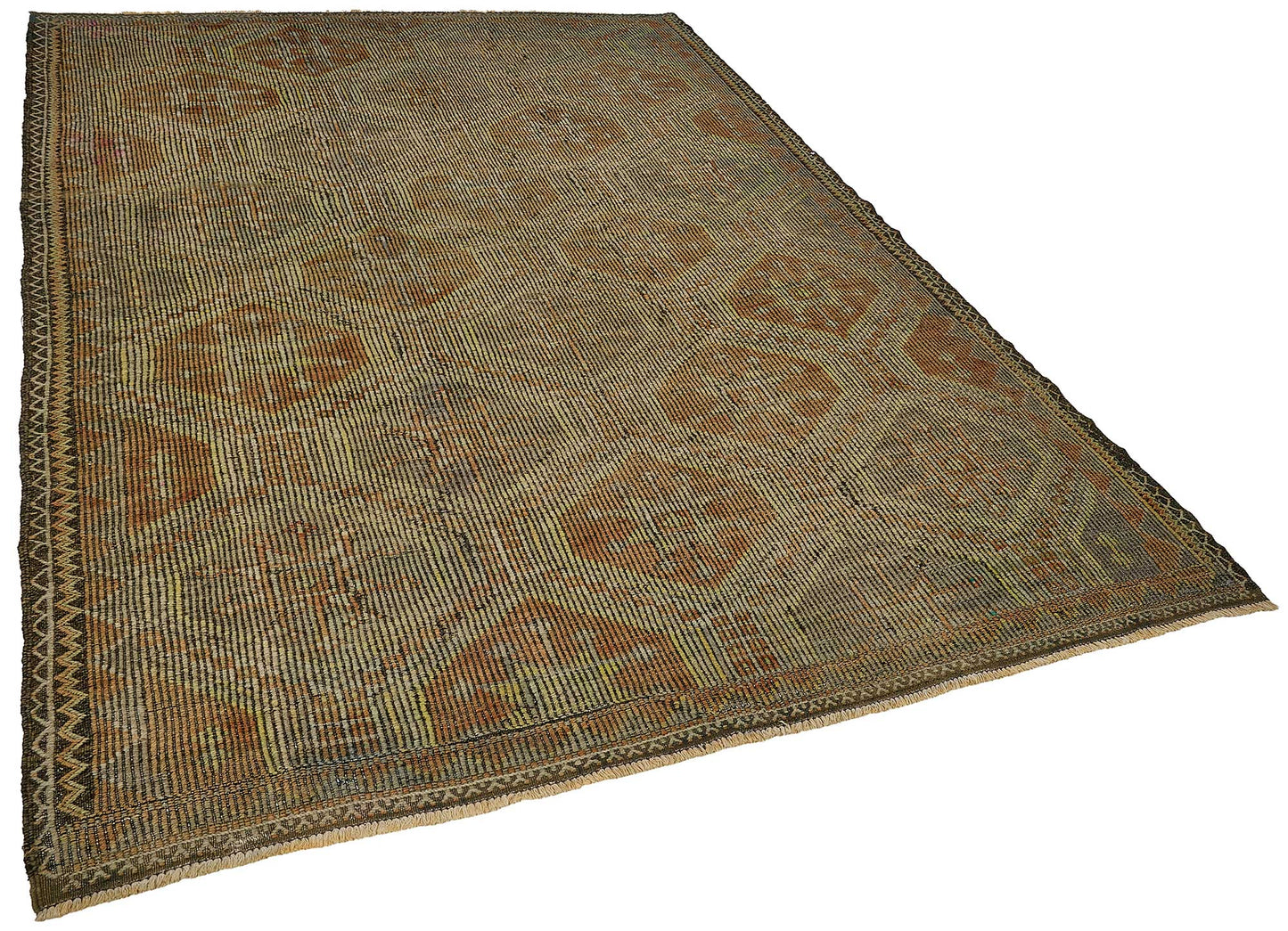 6x9 Vintage Turkish Cicim Kilim Rug - 51208