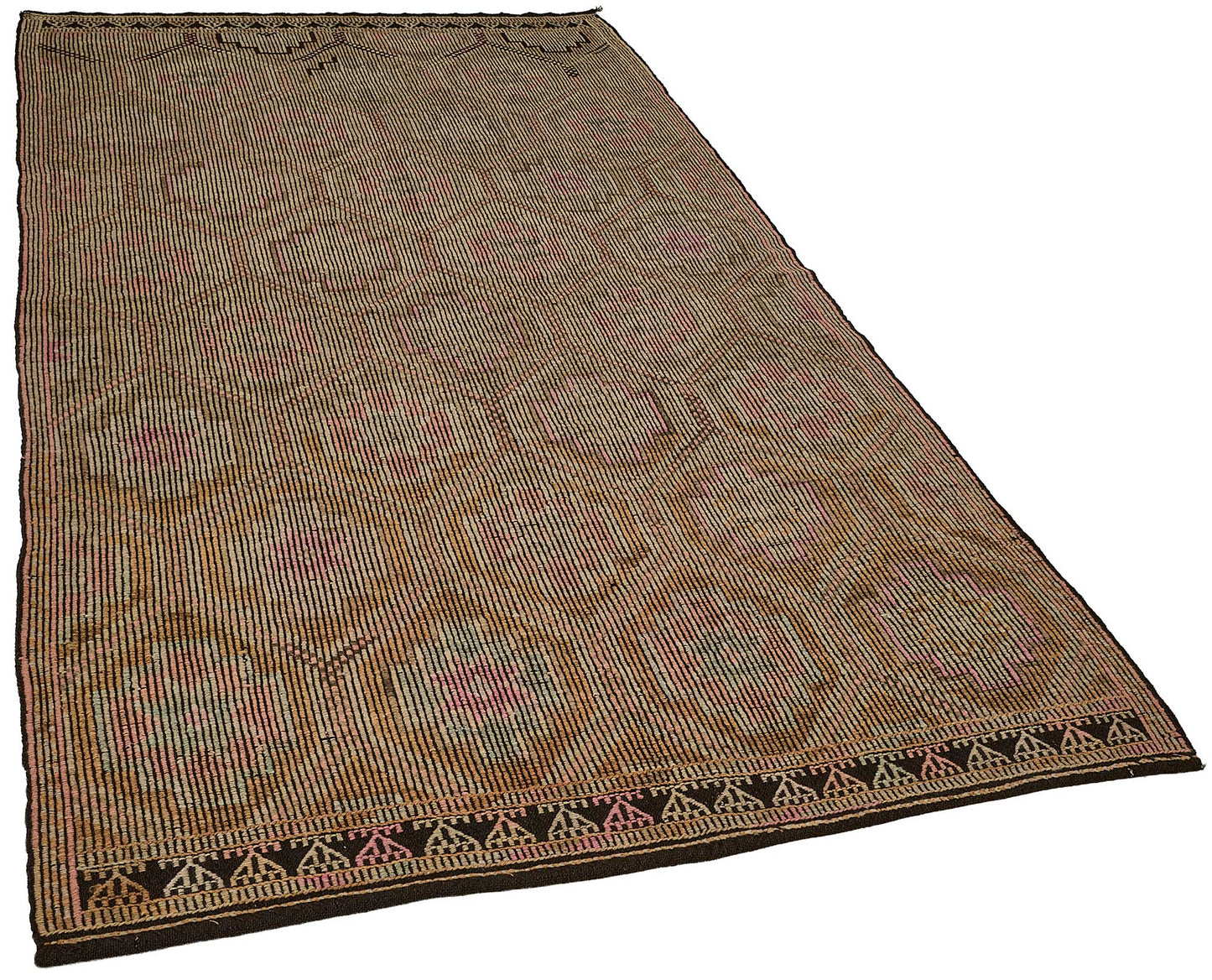 5x9 Vintage Turkish Cicim Kilim Rug - 51209
