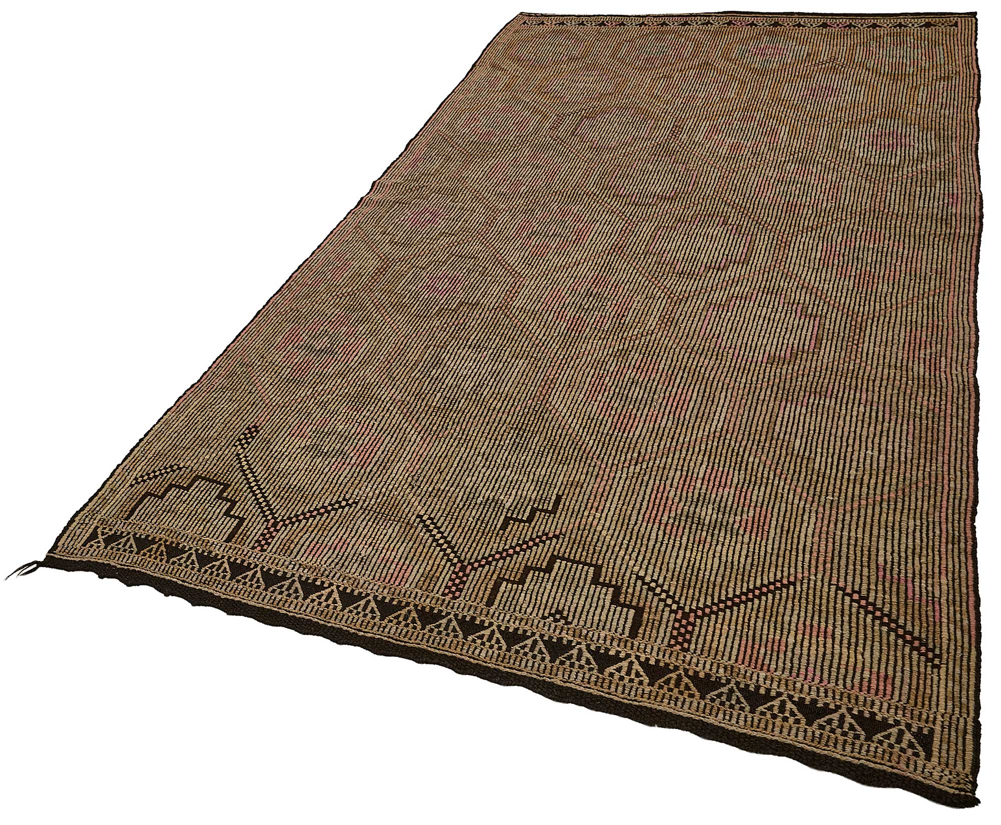 5x9 Vintage Turkish Cicim Kilim Rug - 51209