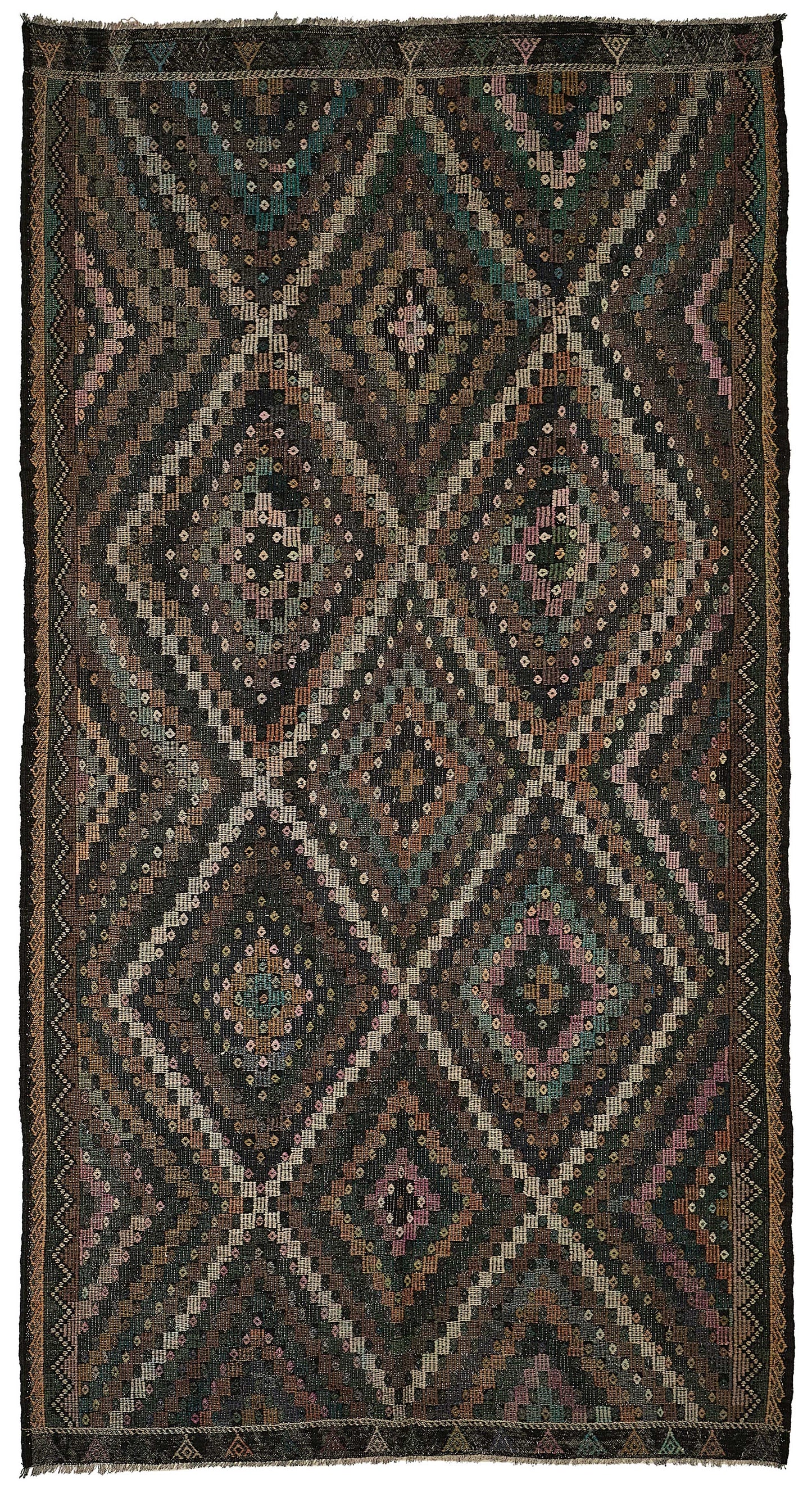 6x12 Vintage Turkish Cicim Kilim Rug - 51210
