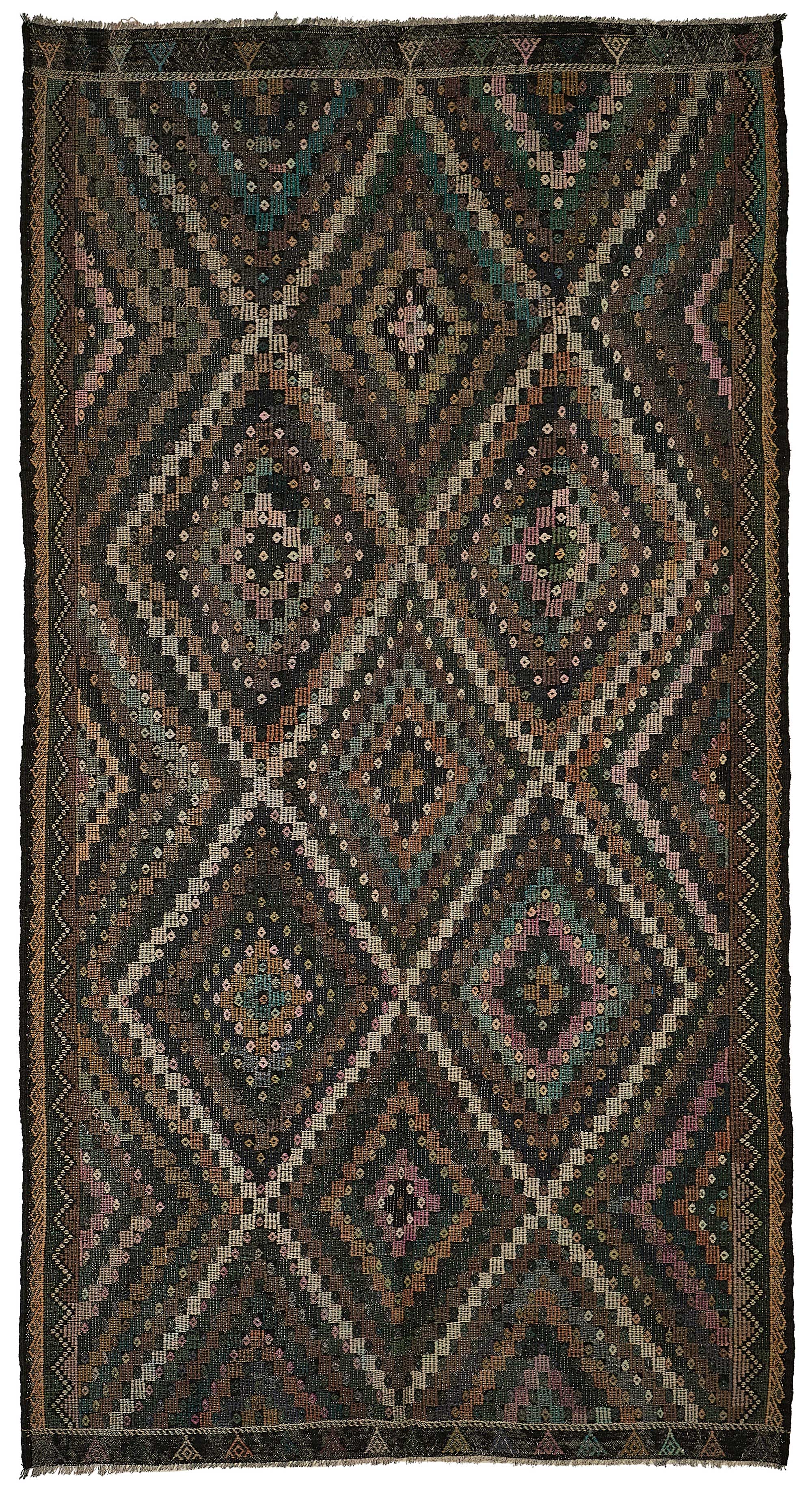 6x12 Vintage Turkish Cicim Kilim Rug - 51210