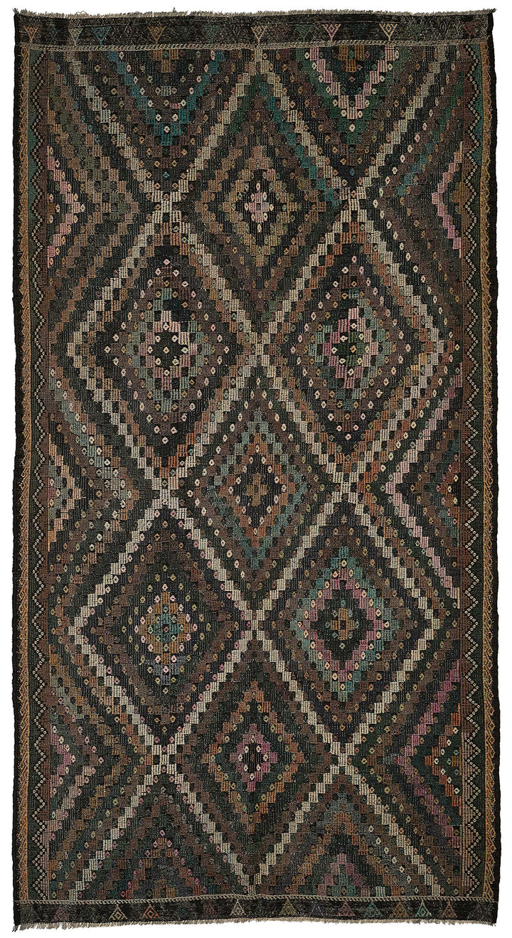 6x12 Vintage Turkish Cicim Kilim Rug - 51210