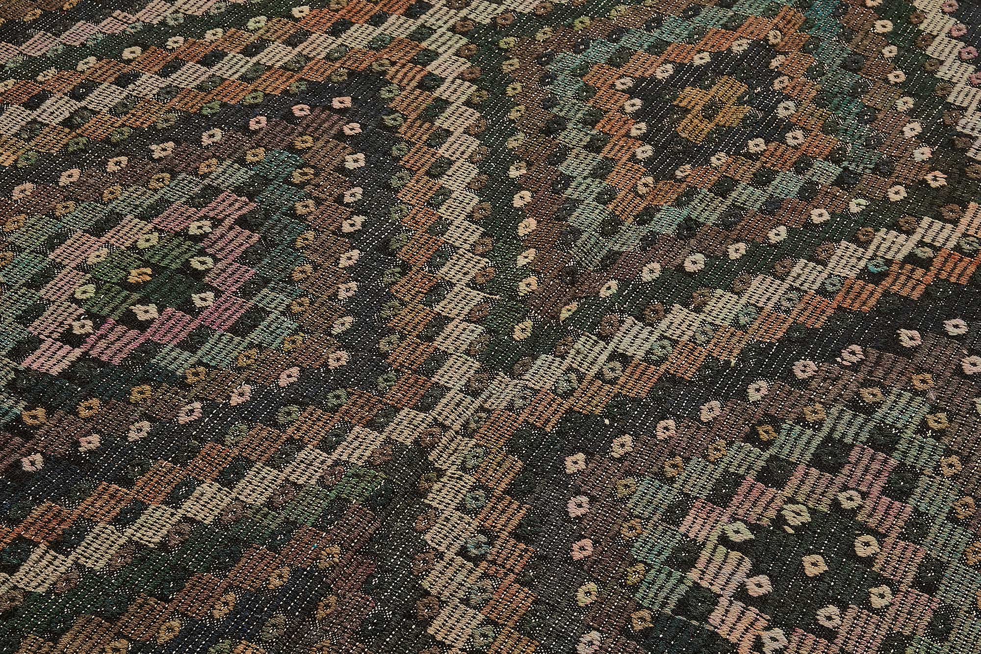 6x12 Vintage Turkish Cicim Kilim Rug - 51210