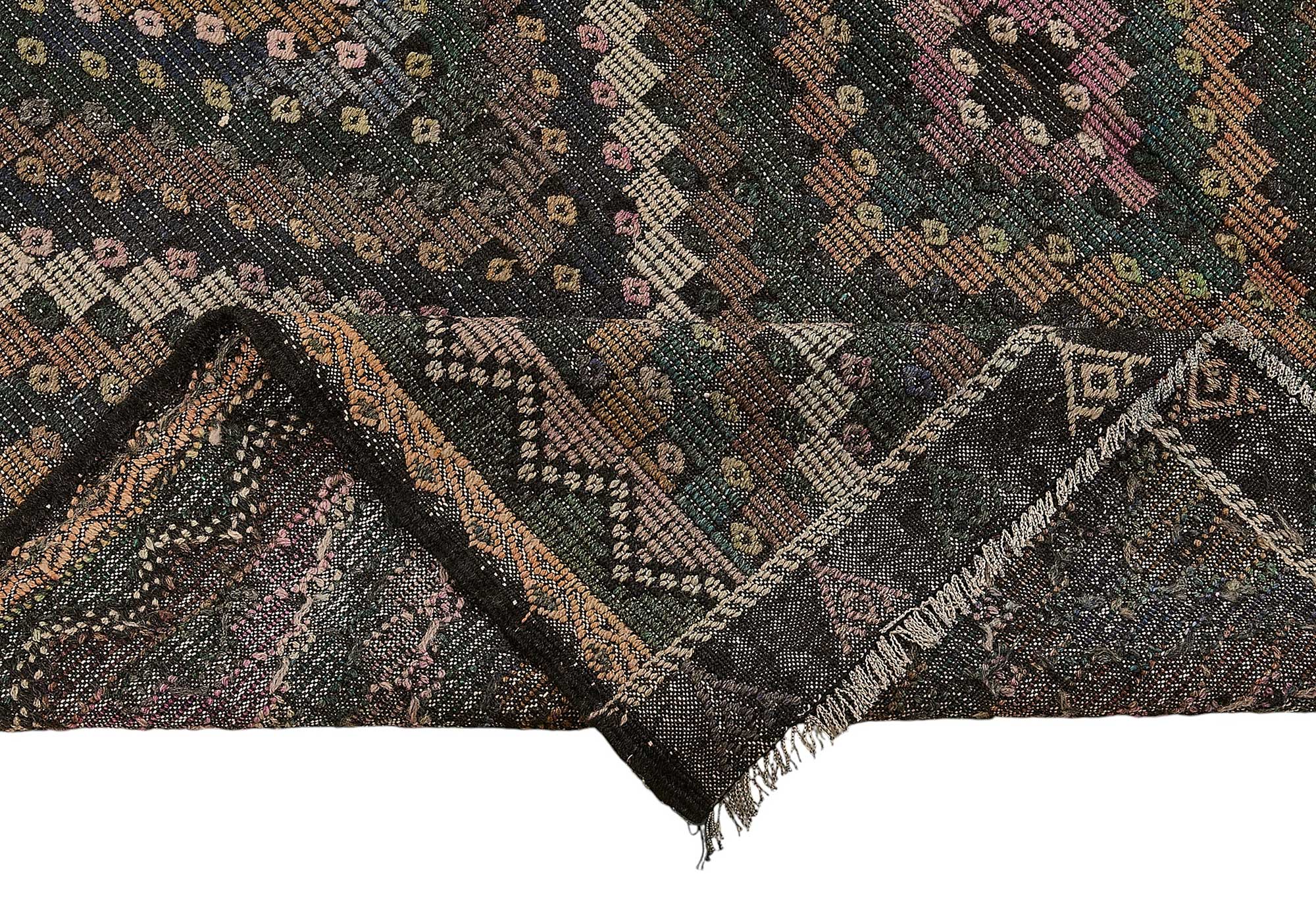 6x12 Vintage Turkish Cicim Kilim Rug - 51210