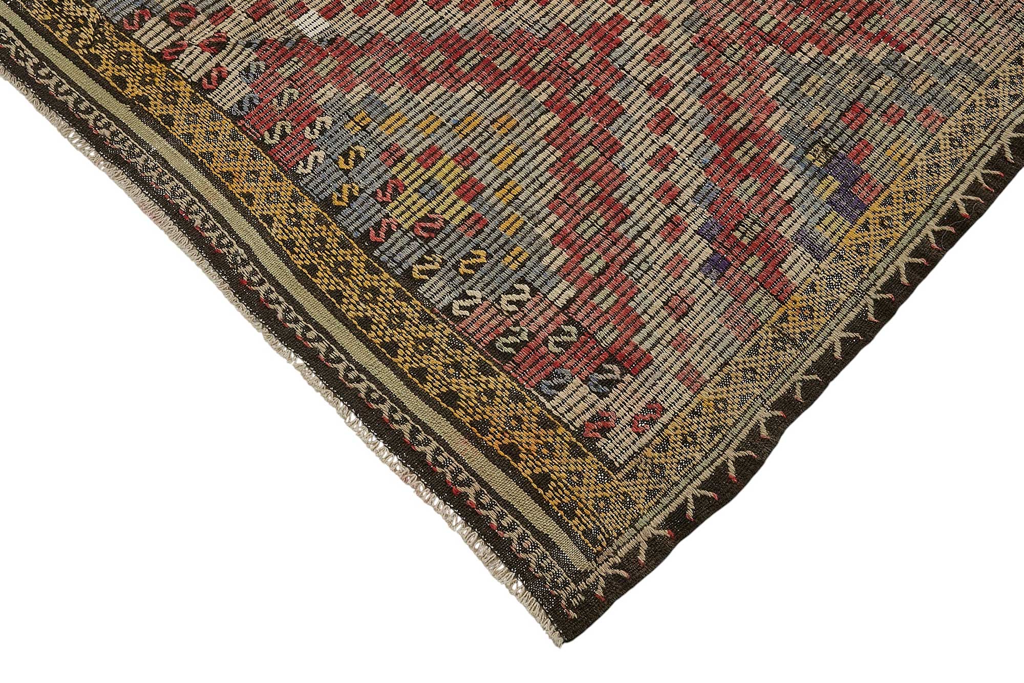 5x9 Vintage Turkish Cicim Kilim Rug - 51211