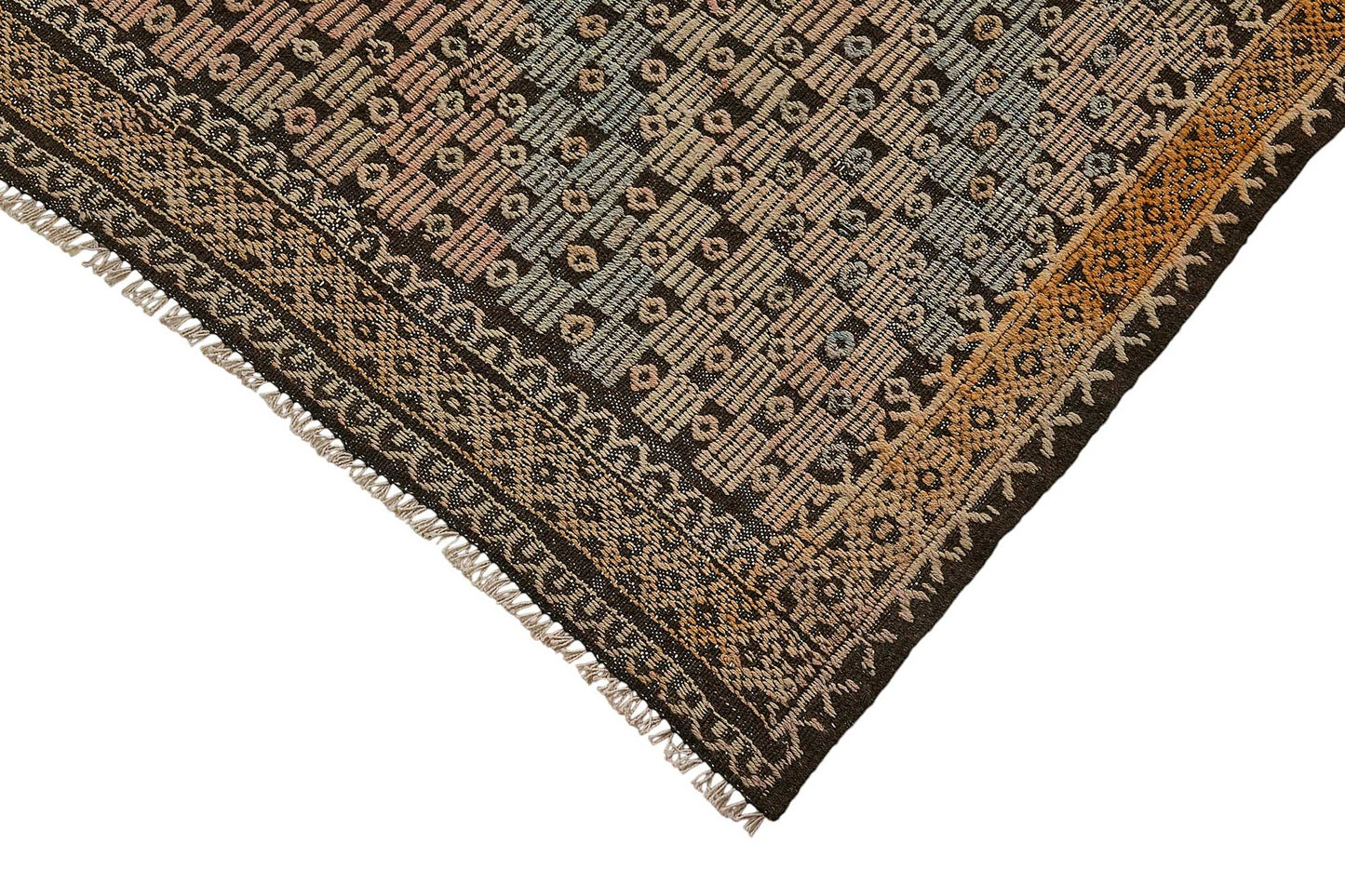 6x10 Vintage Turkish Cicim Kilim Rug - 51212