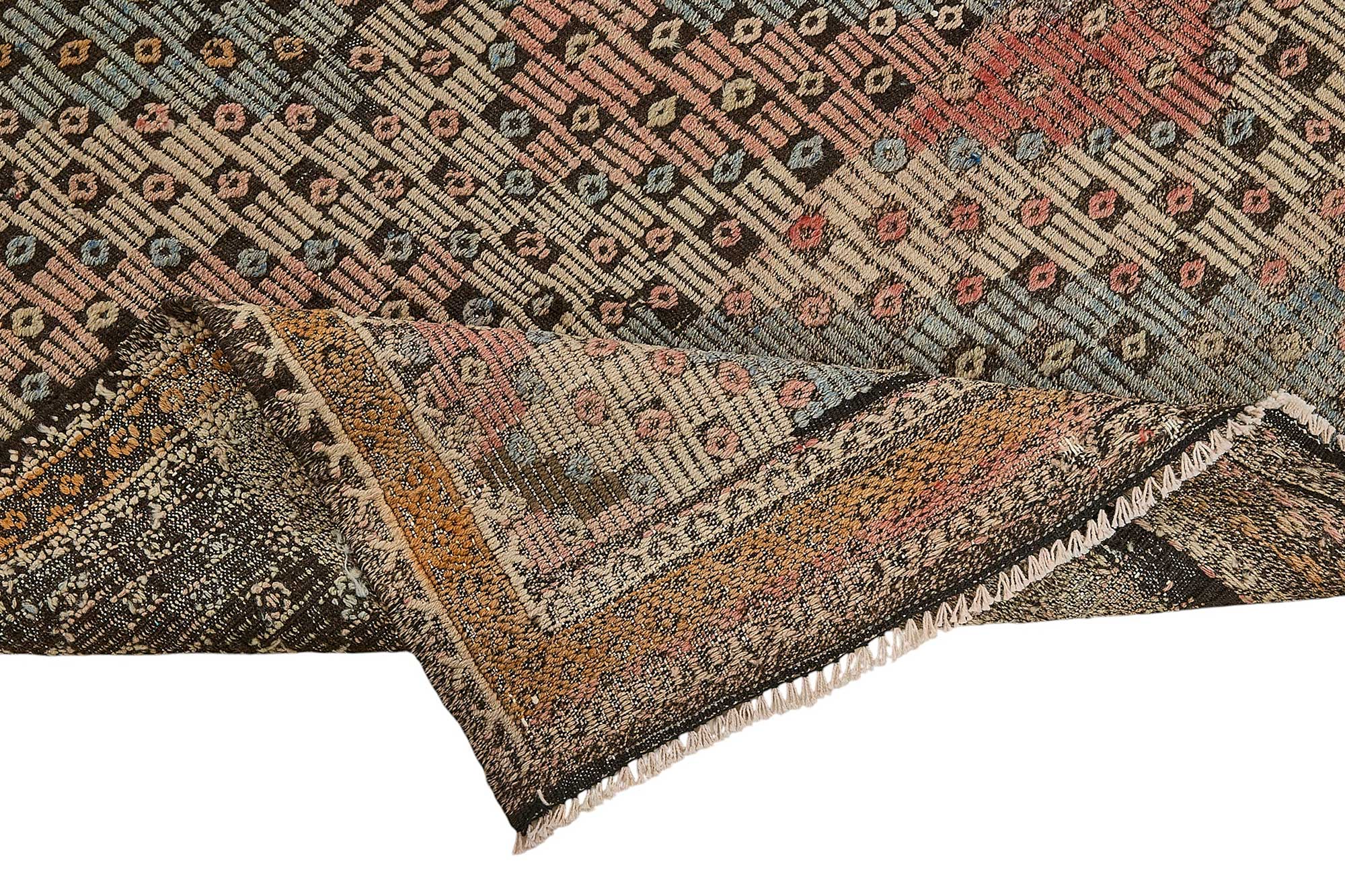 6x10 Vintage Turkish Cicim Kilim Rug - 51212
