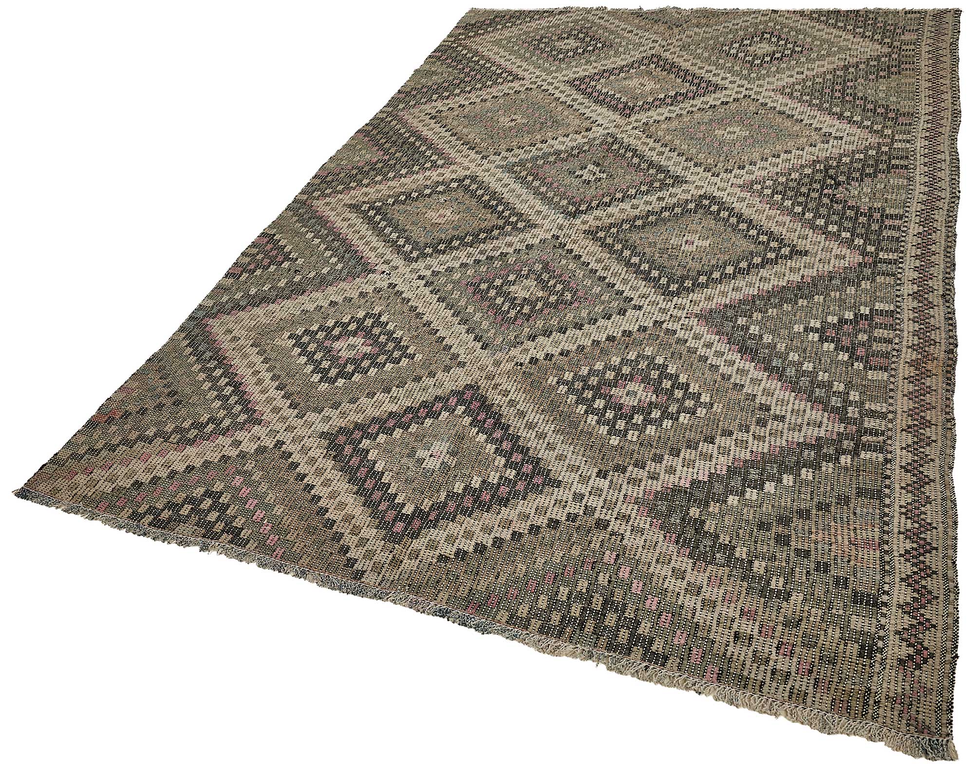 5x9 Vintage Turkish Cicim Kilim Rug - 51213
