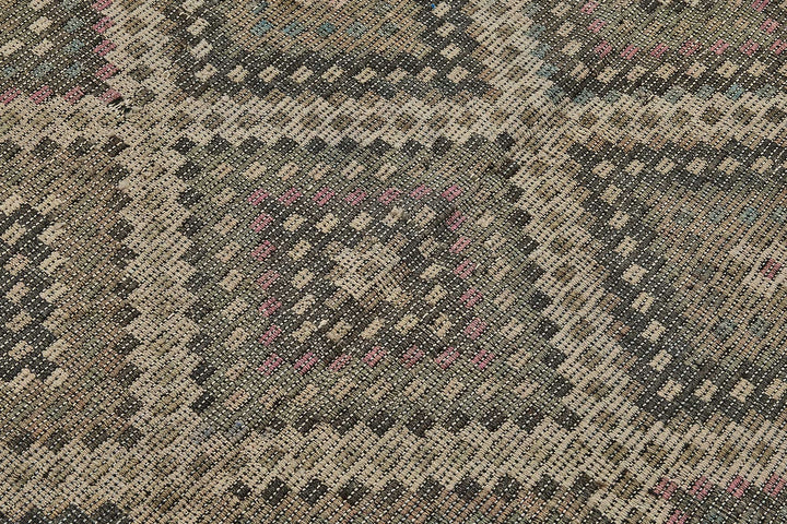 5x9 Vintage Turkish Cicim Kilim Rug - 51213