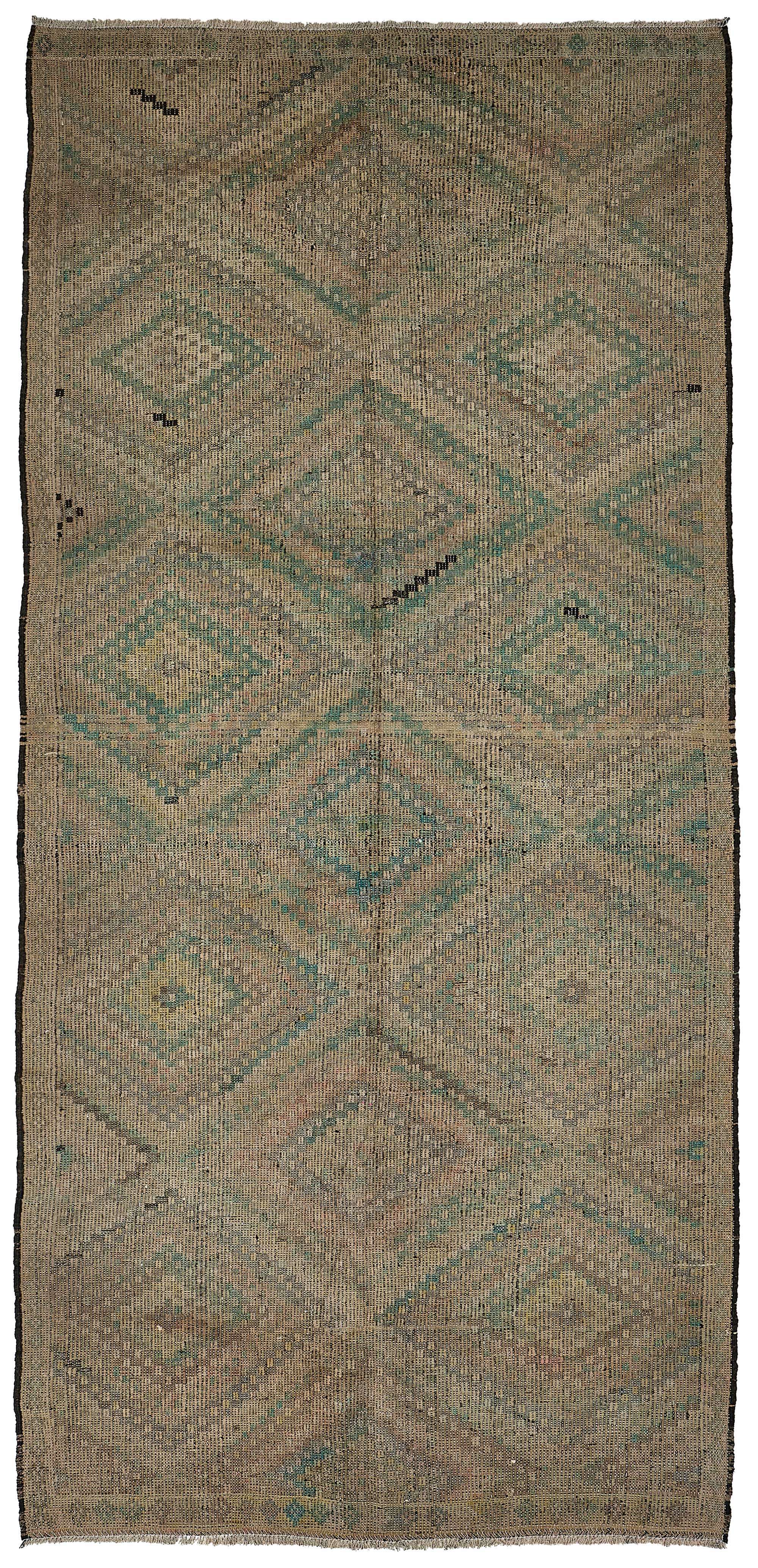 6x12 Vintage Turkish Cicim Kilim Rug - 51214