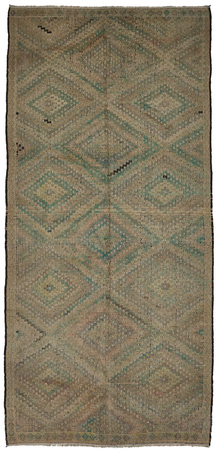 6x12 Vintage Turkish Cicim Kilim Rug - 51214