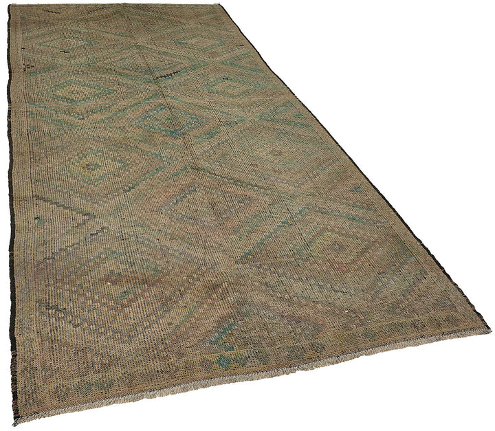 6x12 Vintage Turkish Cicim Kilim Rug - 51214