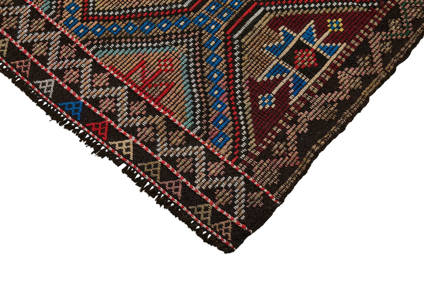6x8 Vintage Turkish Cicim Kilim Rug - 51216