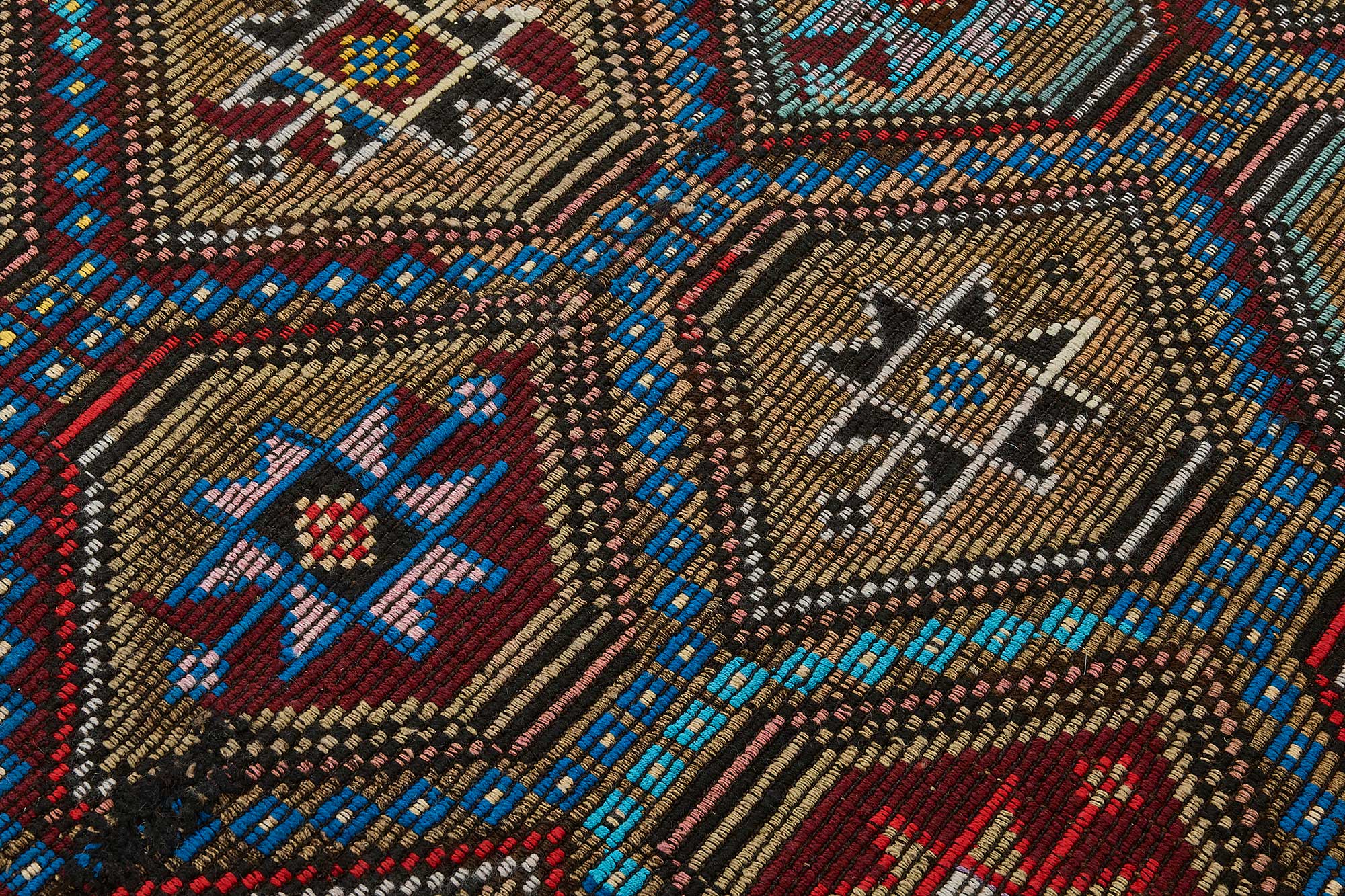 6x8 Vintage Turkish Cicim Kilim Rug - 51216