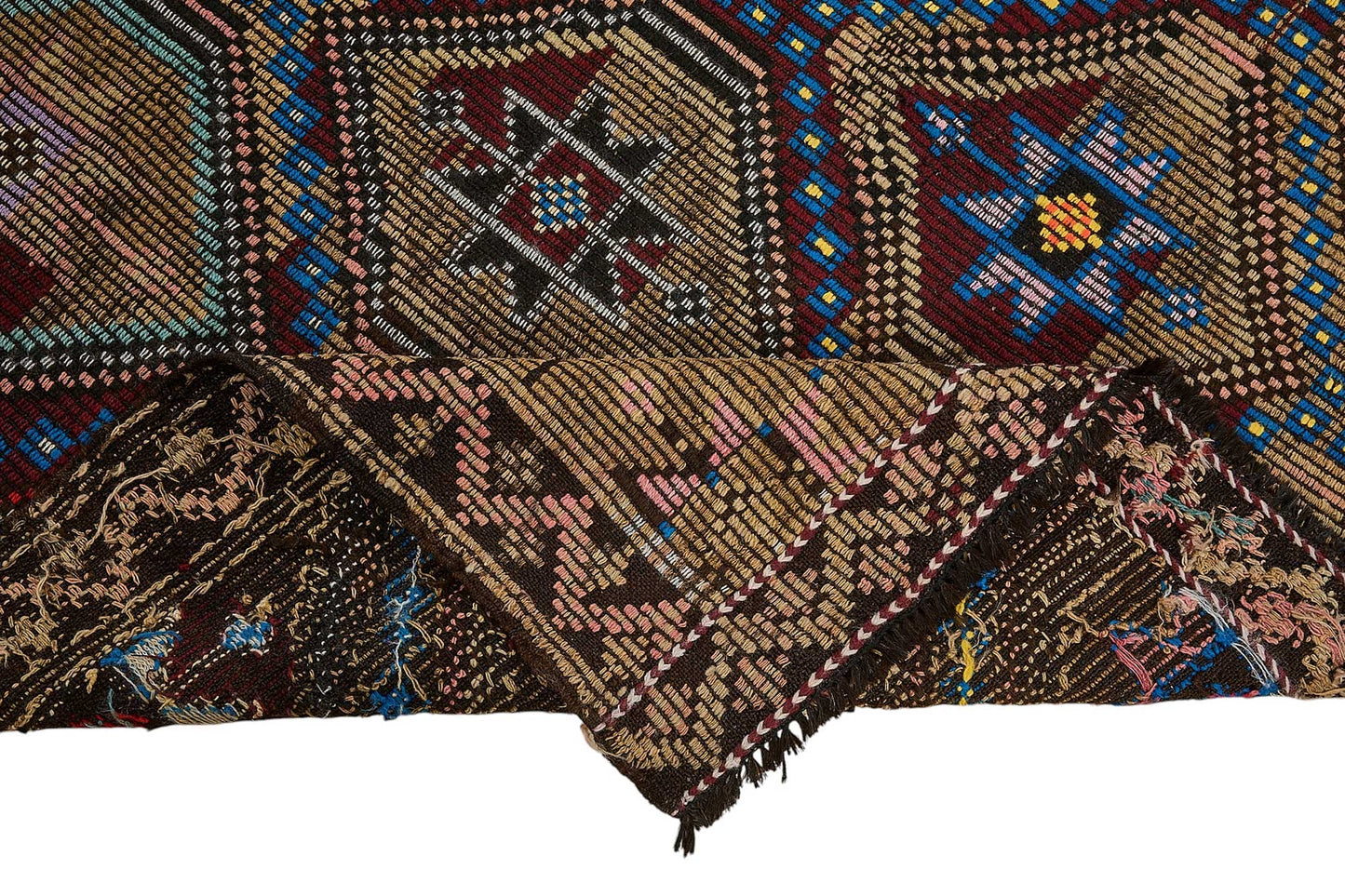 6x8 Vintage Turkish Cicim Kilim Rug - 51216