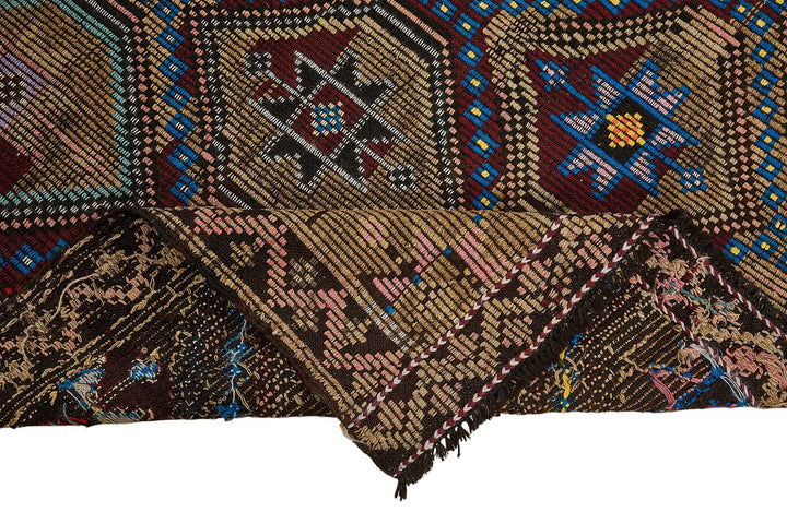 6x8 Vintage Turkish Cicim Kilim Rug - 51216