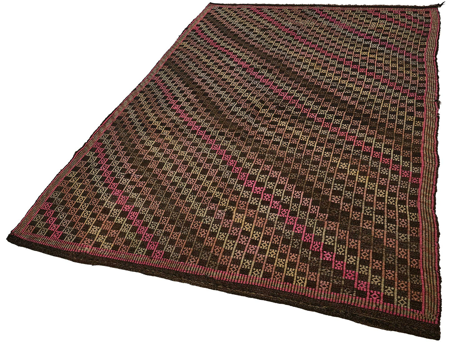 6x9 Vintage Turkish Cicim Kilim Rug - 51218
