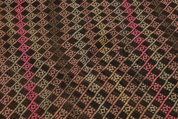 6x9 Vintage Turkish Cicim Kilim Rug - 51218