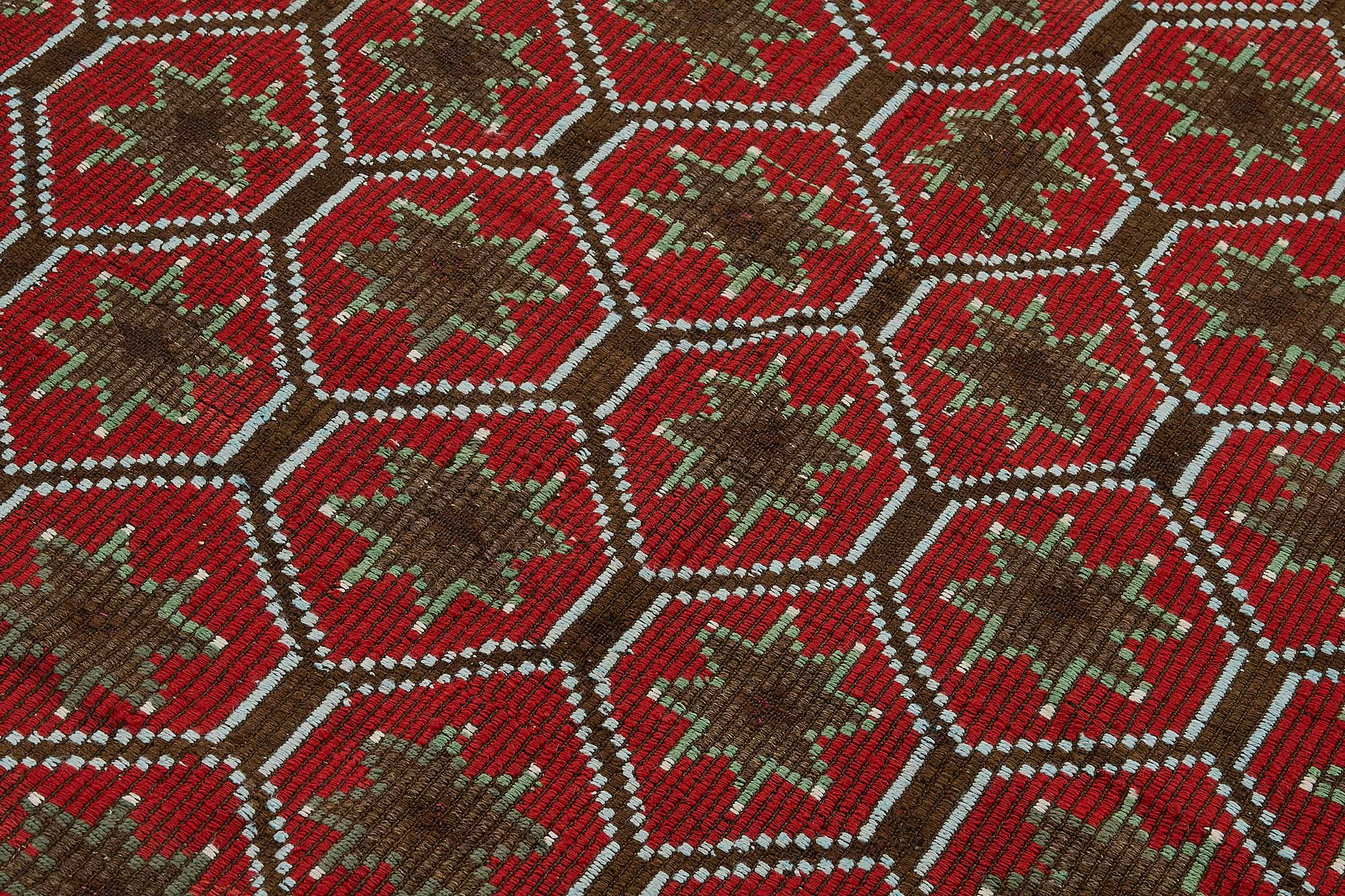 5x7 Vintage Turkish Cicim Kilim Rug - 51219