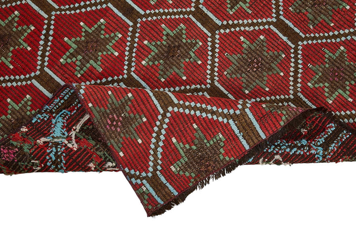 5x7 Vintage Turkish Cicim Kilim Rug - 51219