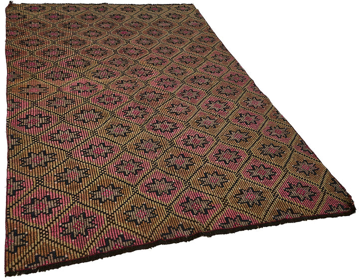 5x8 Vintage Turkish Cicim Kilim Rug - 51221