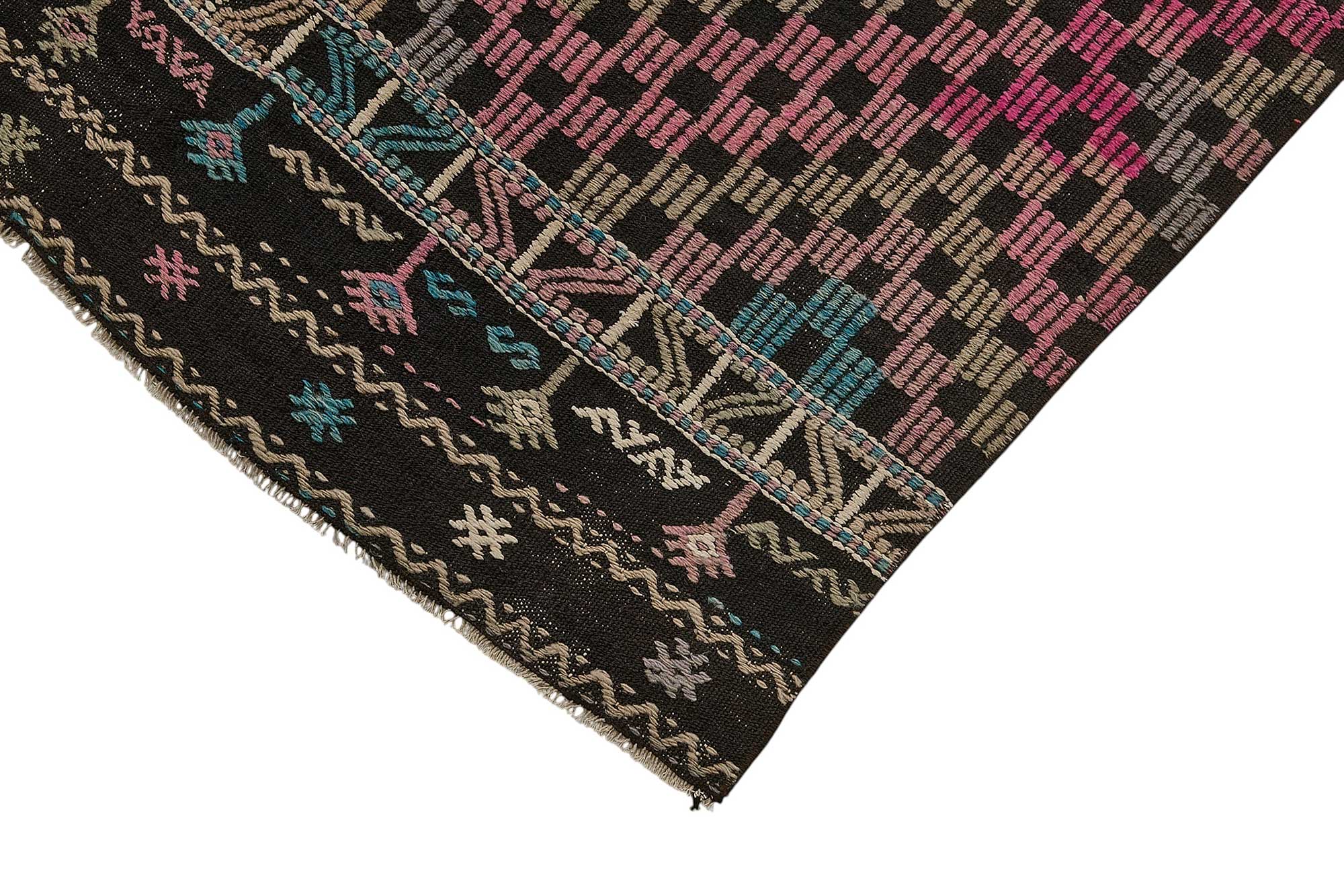 5x8 Vintage Turkish Cicim Kilim Rug - 51222