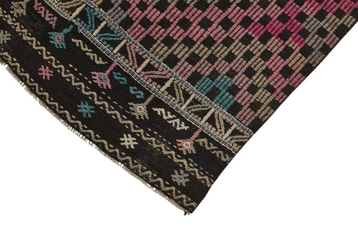 5x8 Vintage Turkish Cicim Kilim Rug - 51222