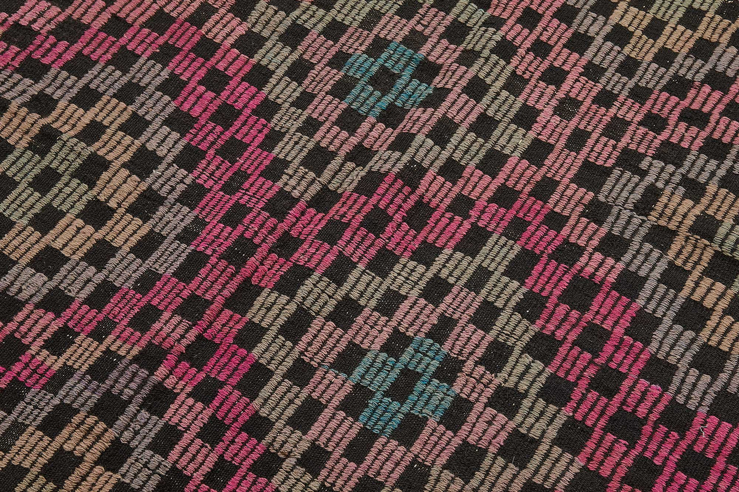 5x8 Vintage Turkish Cicim Kilim Rug - 51222