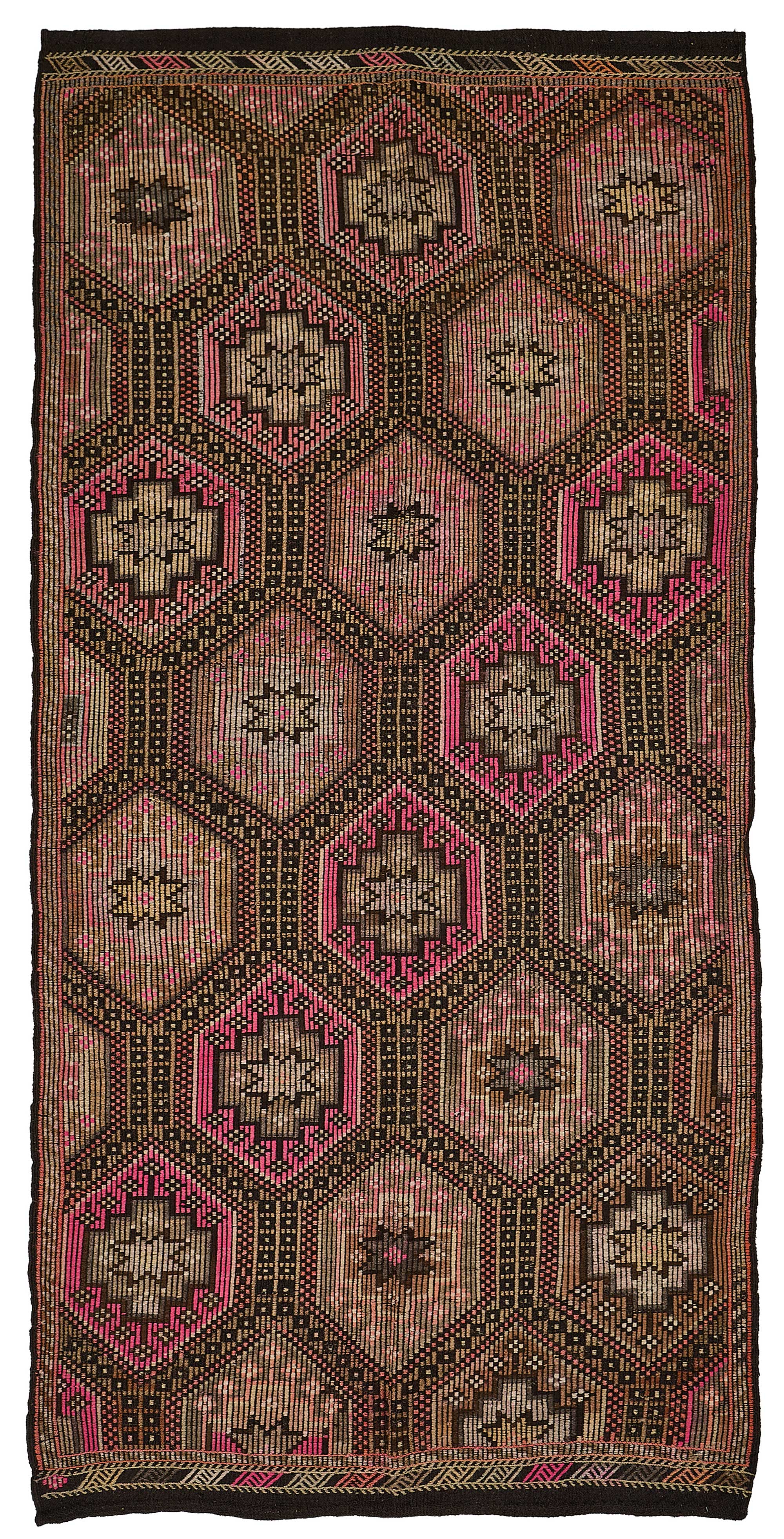 5x10 Vintage Turkish Cicim Kilim Rug - 51223