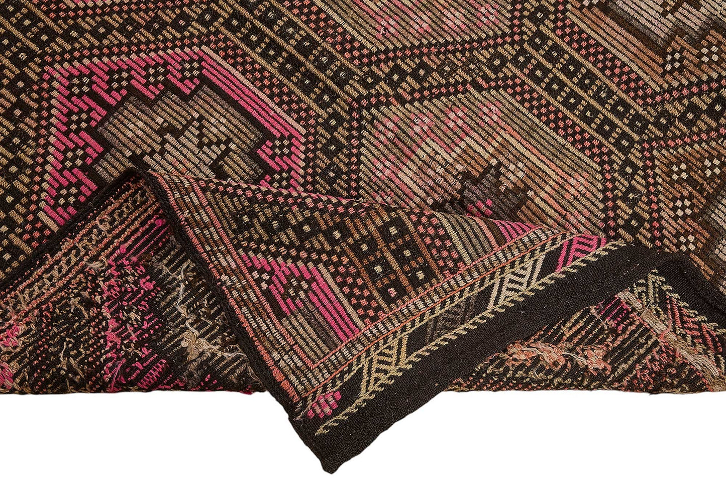 5x10 Vintage Turkish Cicim Kilim Rug - 51223