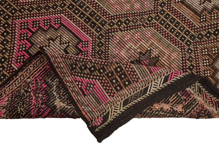 5x10 Vintage Turkish Cicim Kilim Rug - 51223