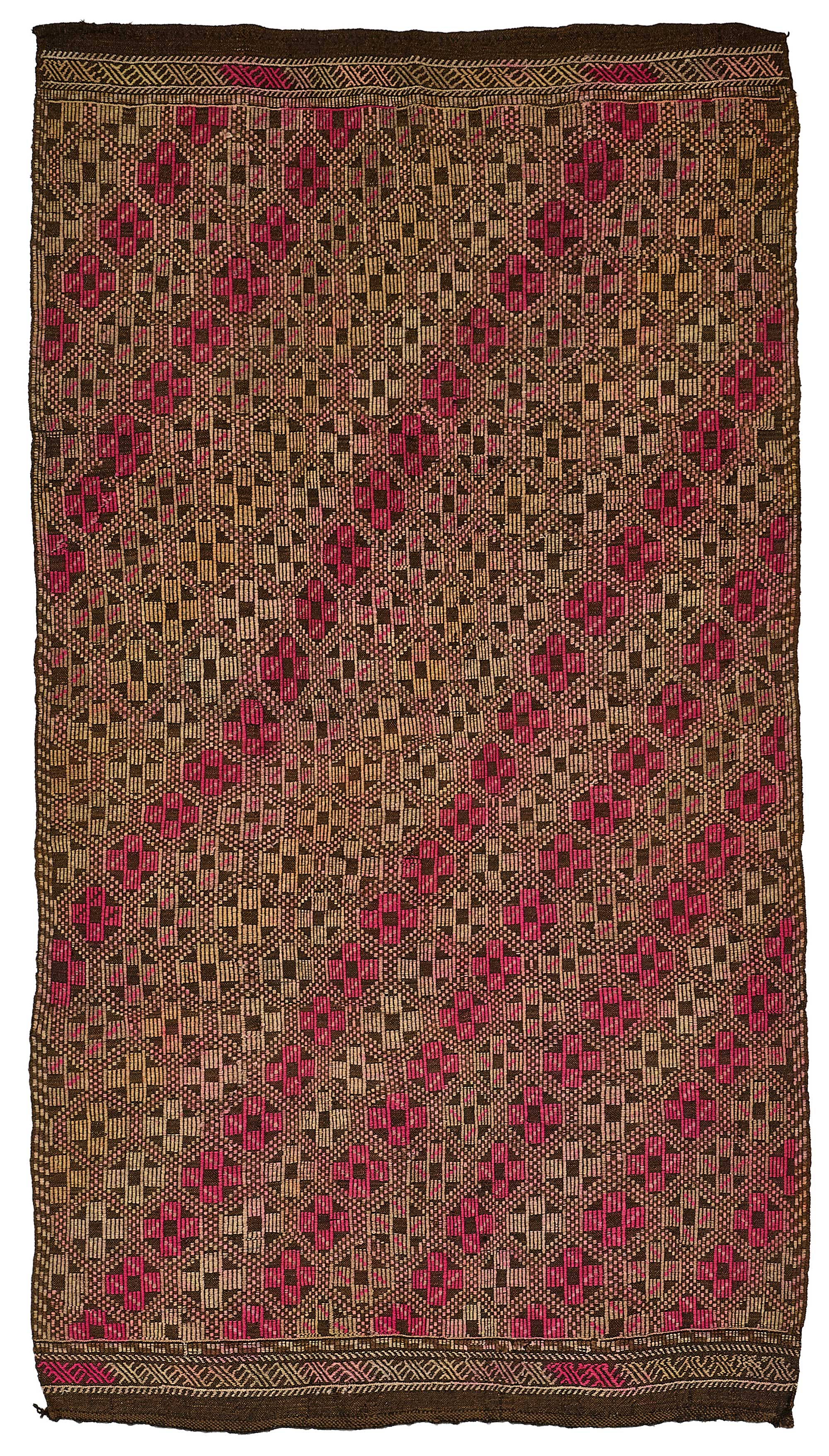 5x9 Vintage Turkish Cicim Kilim Rug - 51224