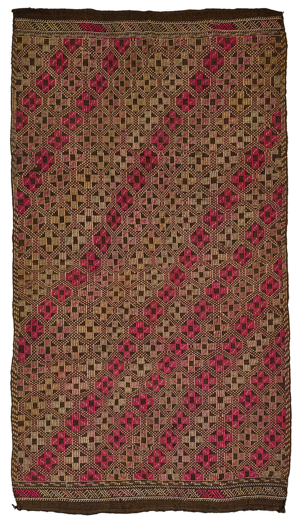5x9 Vintage Turkish Cicim Kilim Rug - 51224