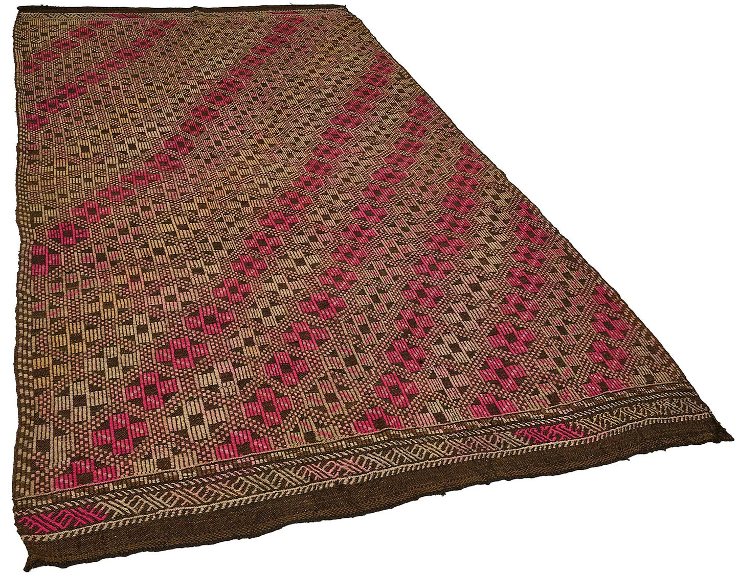 5x9 Vintage Turkish Cicim Kilim Rug - 51224