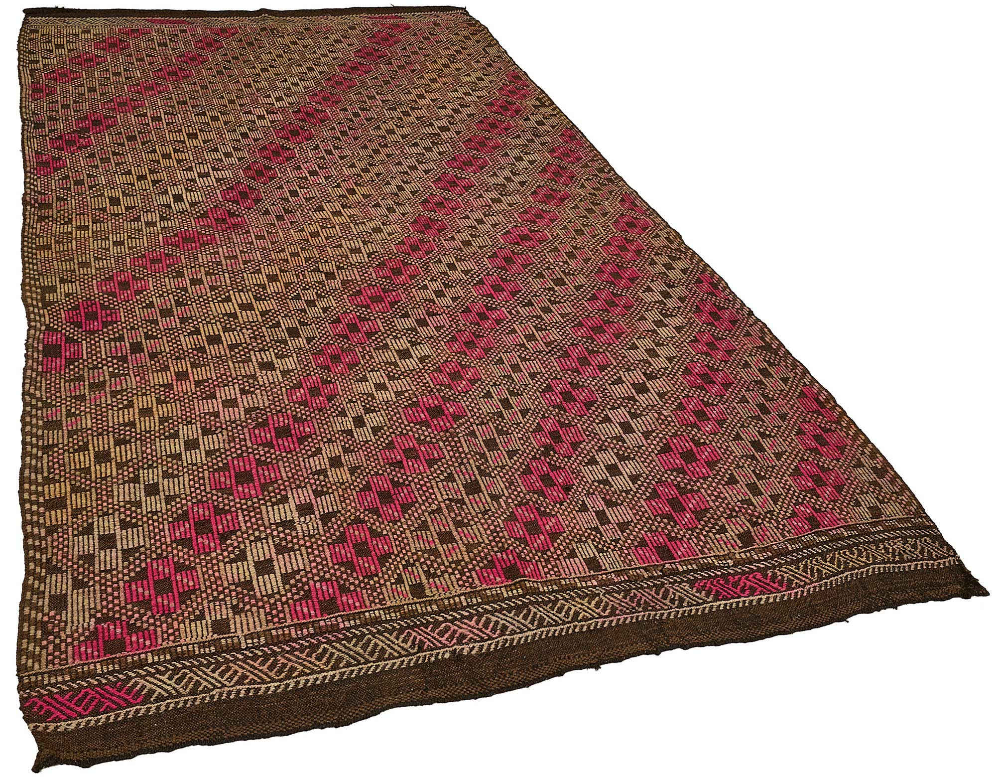 5x9 Vintage Turkish Cicim Kilim Rug - 51224