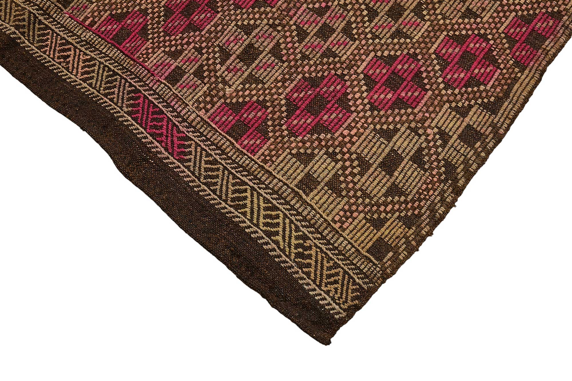 5x9 Vintage Turkish Cicim Kilim Rug - 51224