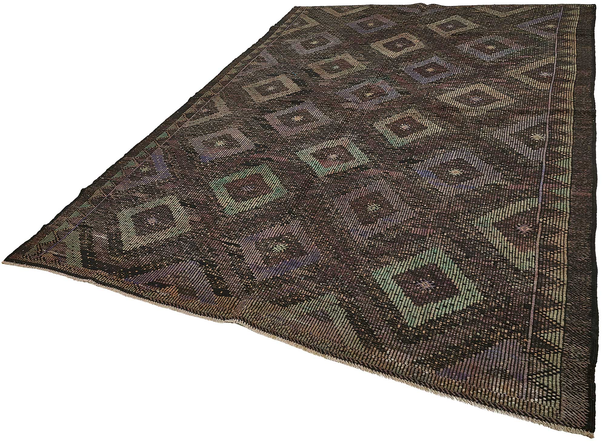 7x10 Vintage Turkish Cicim Kilim Rug - 51227