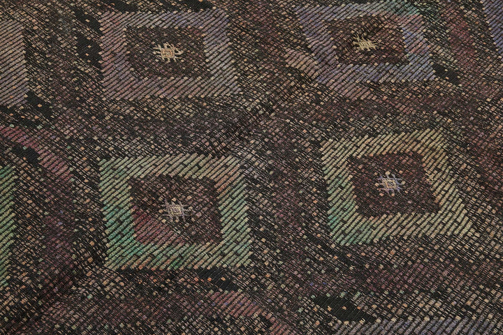 7x10 Vintage Turkish Cicim Kilim Rug - 51227