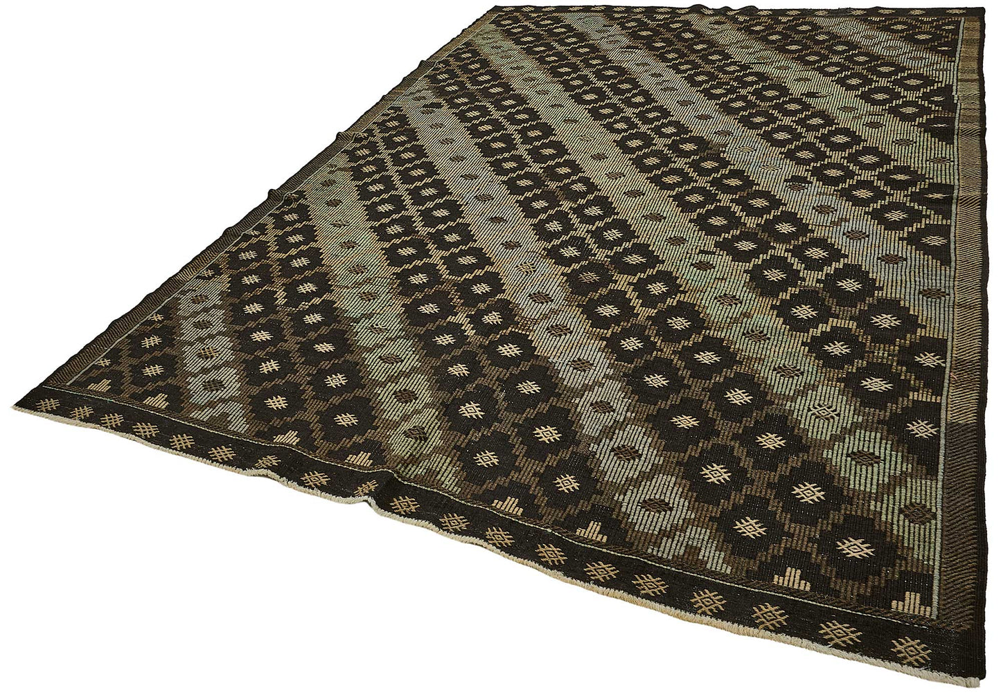 8x11 Vintage Turkish Cicim Kilim Rug - 51228