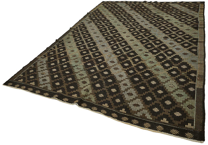 8x11 Vintage Turkish Cicim Kilim Rug - 51228