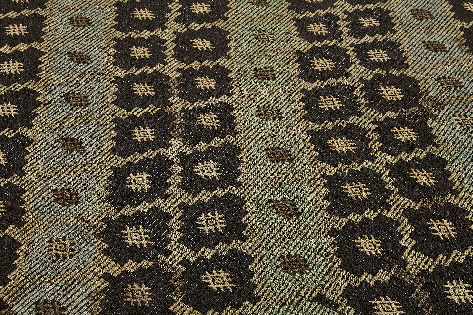 8x11 Vintage Turkish Cicim Kilim Rug - 51228