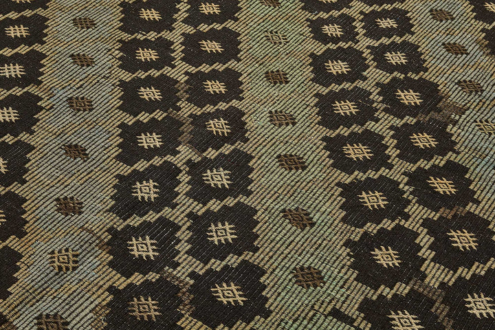 8x11 Vintage Turkish Cicim Kilim Rug - 51228