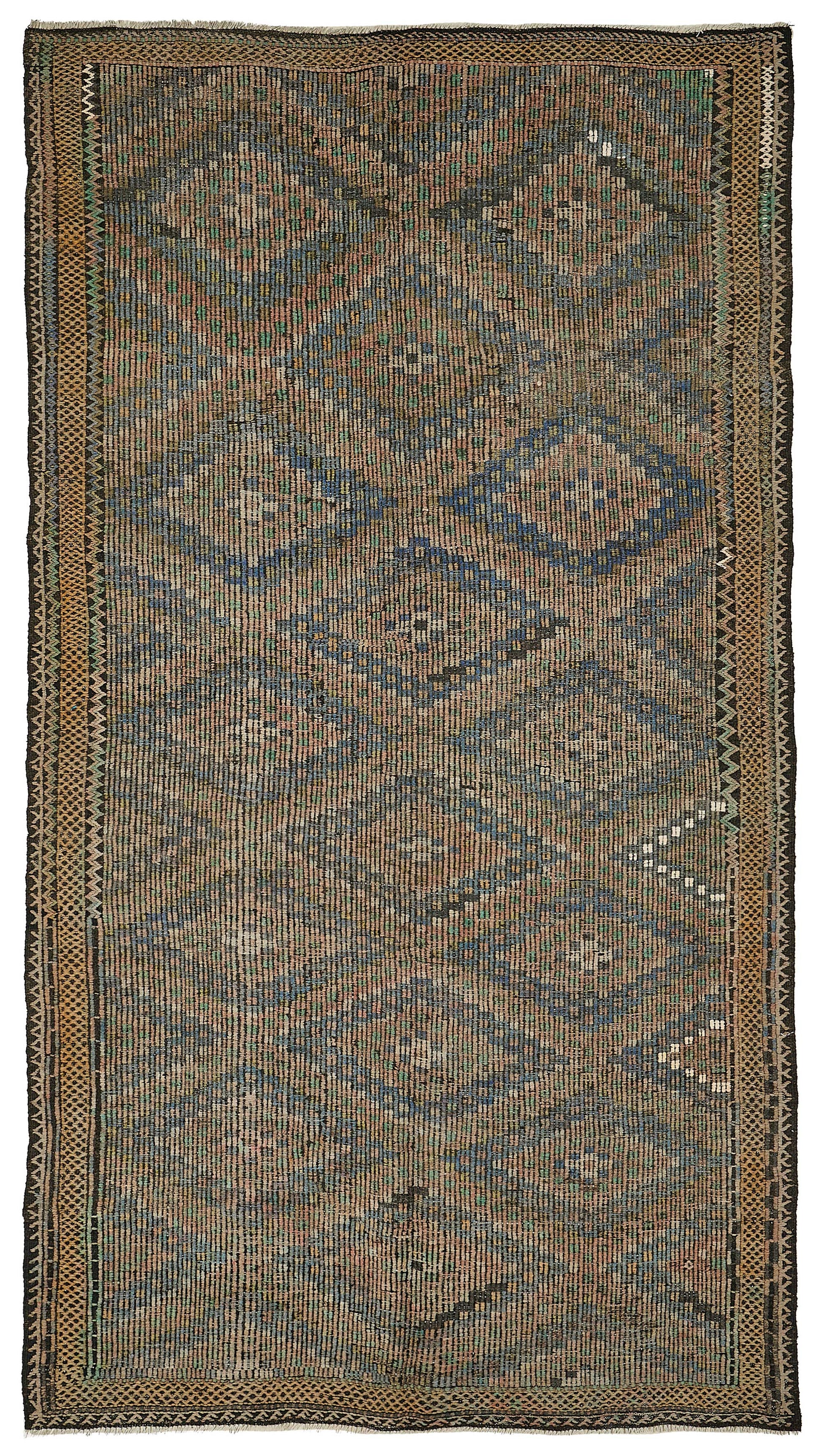 6x10 Vintage Turkish Cicim Kilim Rug - 51229