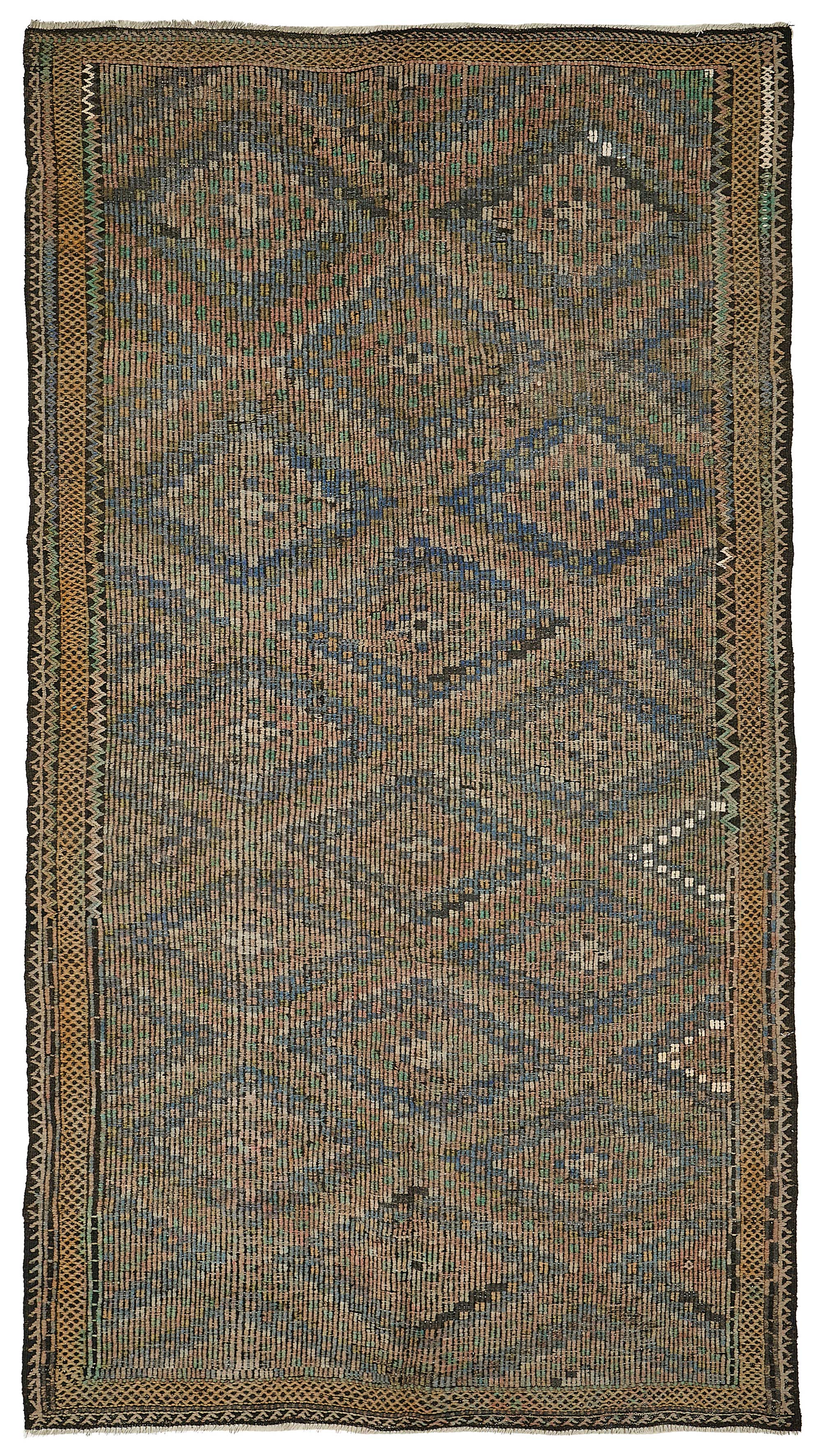 6x10 Vintage Turkish Cicim Kilim Rug - 51229