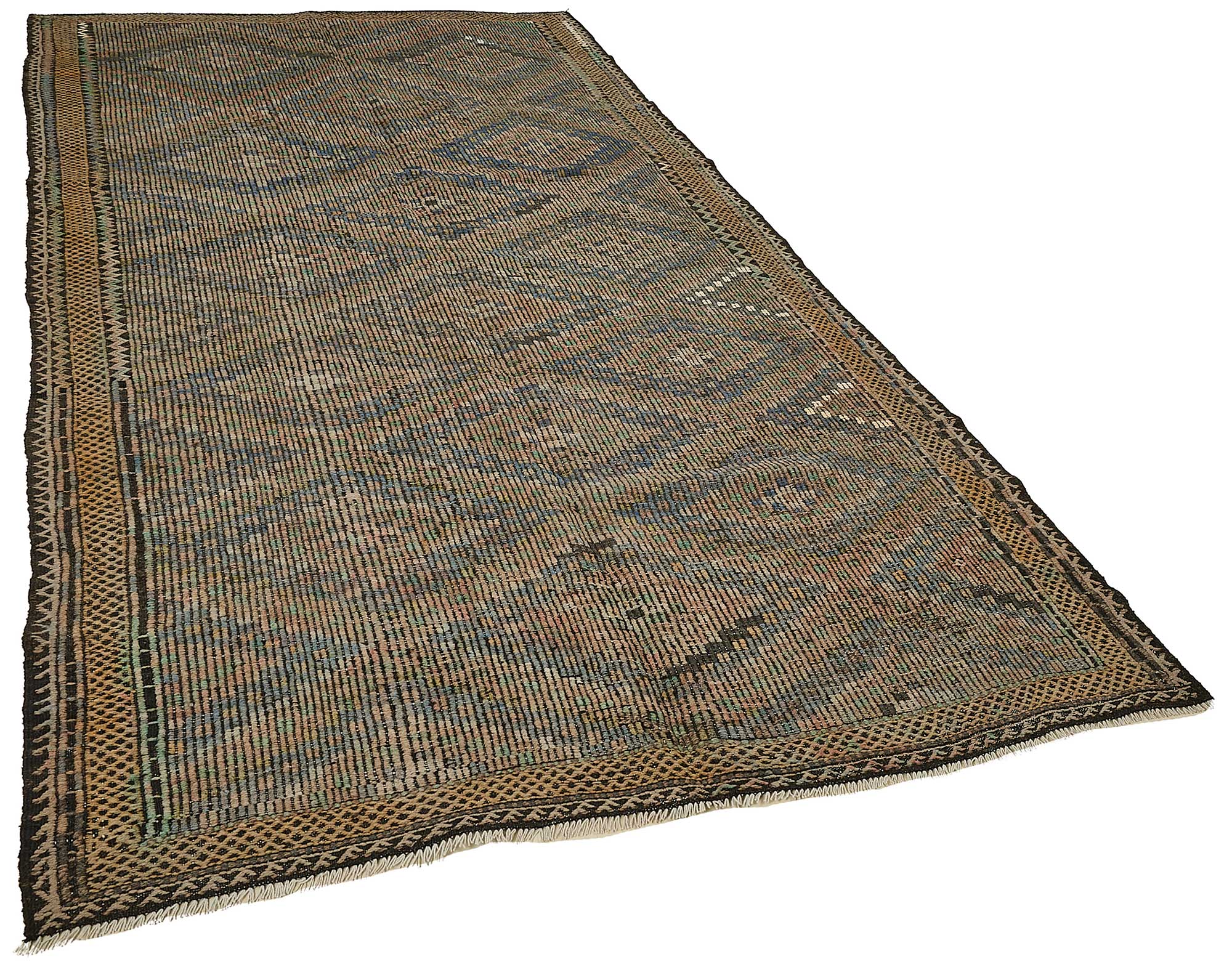 6x10 Vintage Turkish Cicim Kilim Rug - 51229