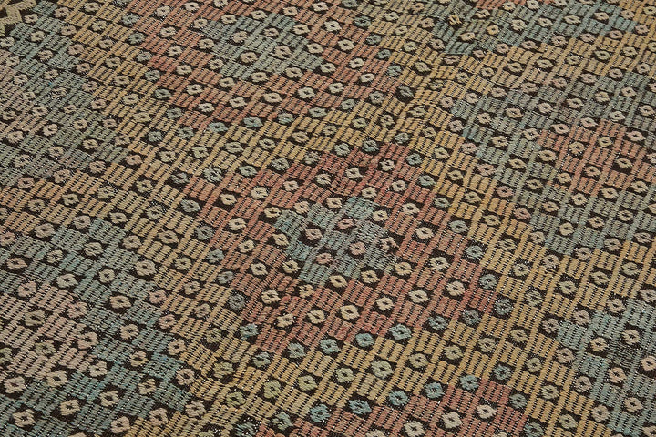 5x11 Vintage Turkish Cicim Kilim Rug - 51230