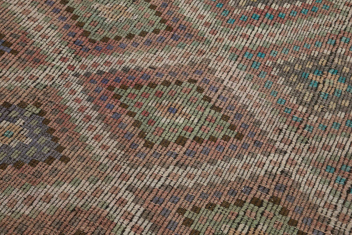 6x10 Vintage Turkish Cicim Kilim Rug - 51231