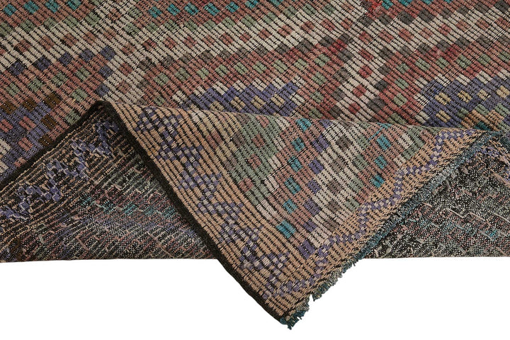 6x10 Vintage Turkish Cicim Kilim Rug - 51231