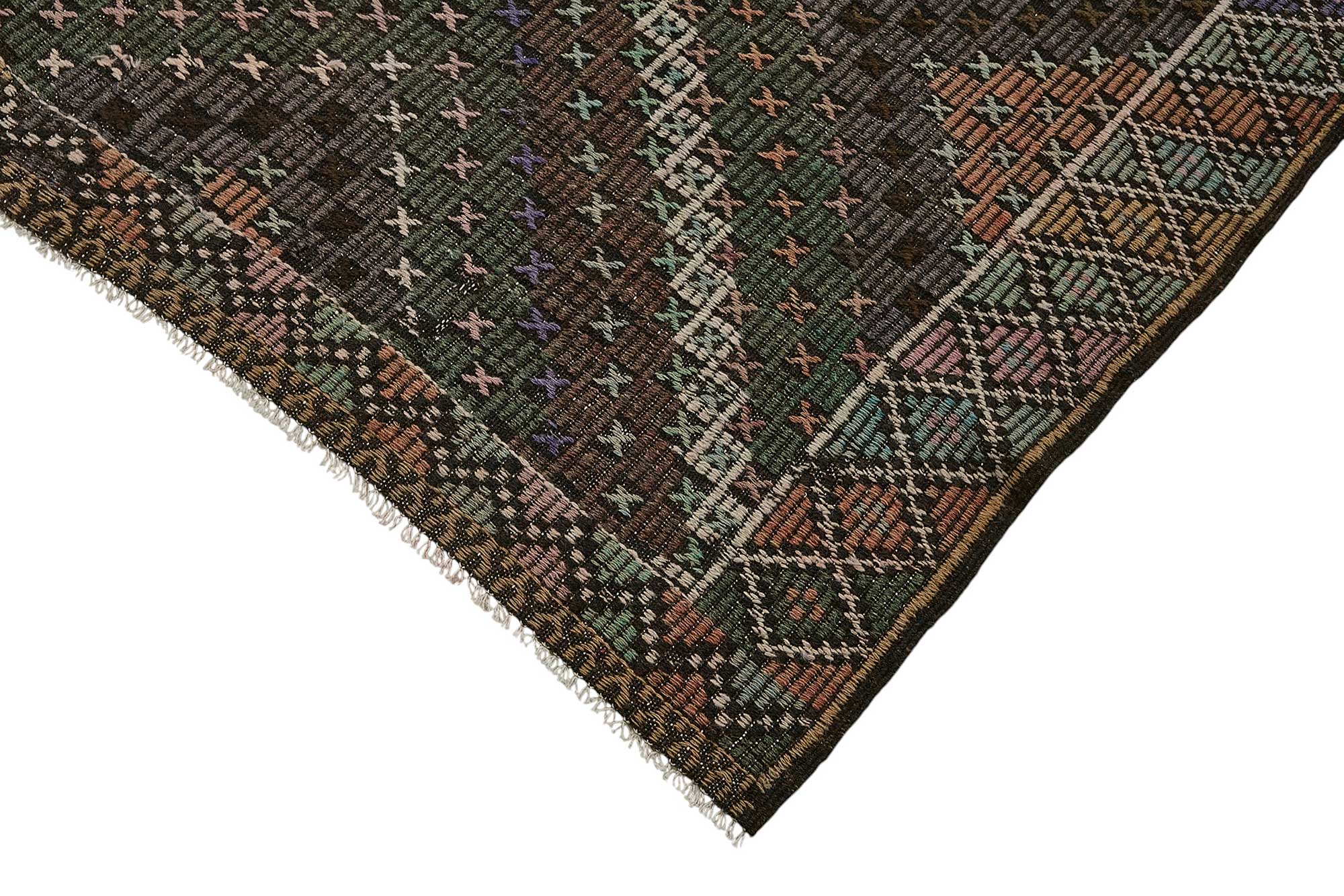 7x11 Vintage Turkish Cicim Kilim Rug - 51233
